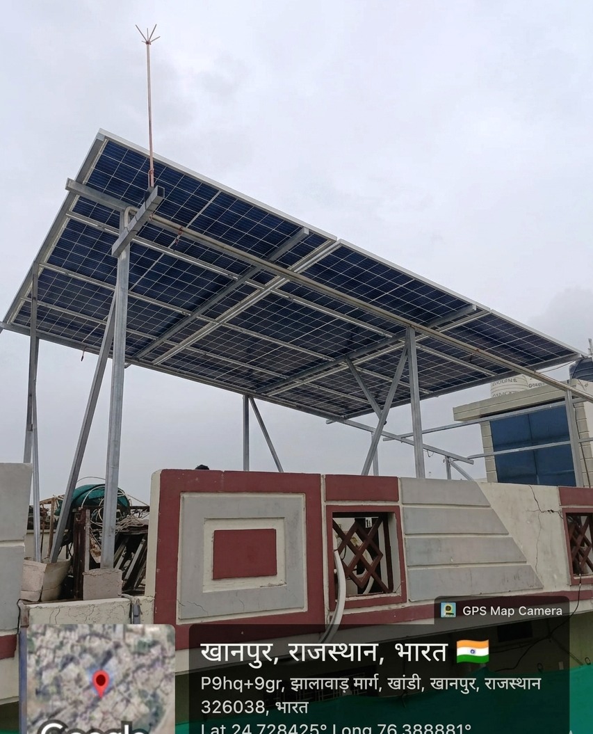 Solar installation by Gajendra Trading Company
